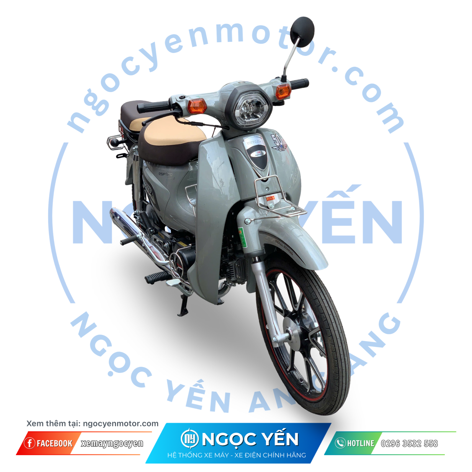 Xe máy 50cc Detech Cub Kim Cương - Detech Espero Plus 2 - Ảnh 12