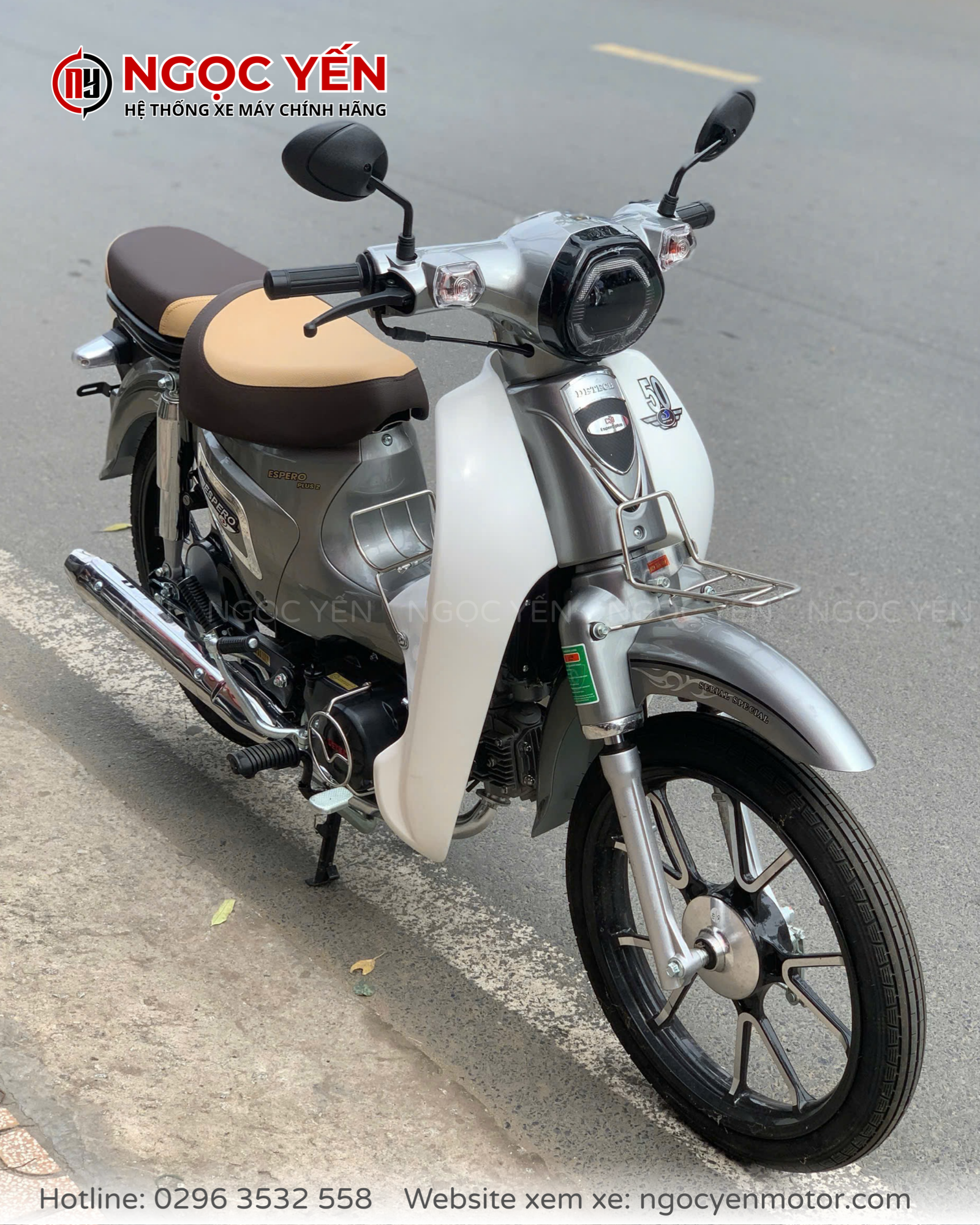 Xe máy 50cc Detech Cub Kim Cương - Detech Espero Plus 2 - Ảnh 29