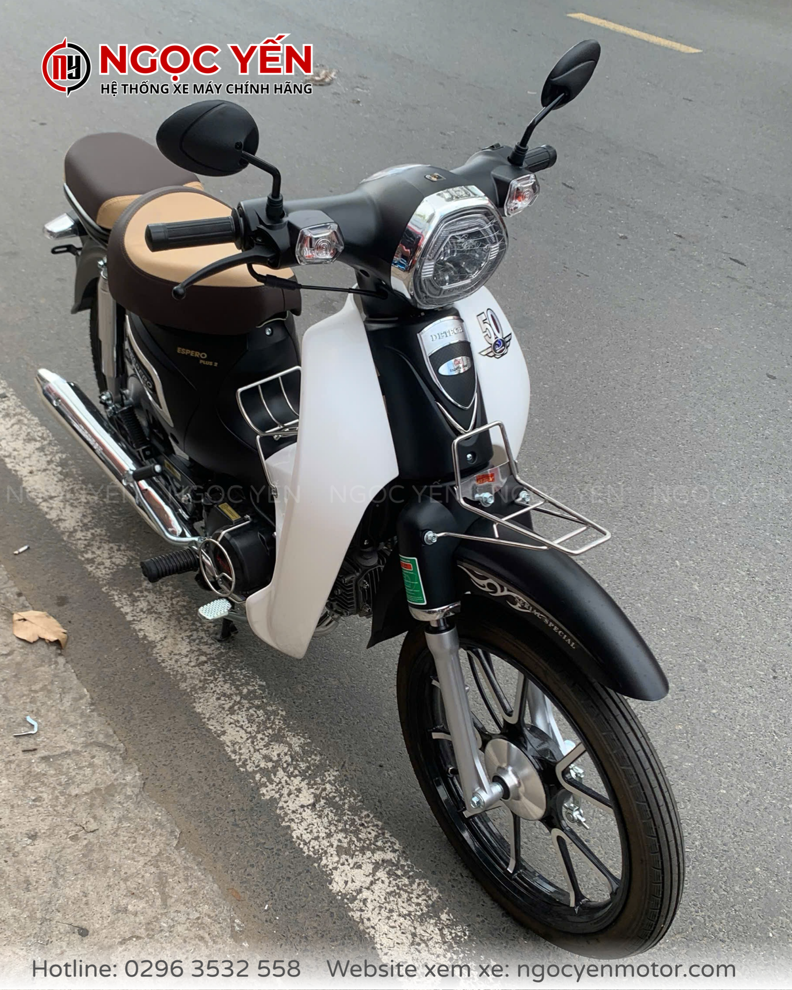 Xe máy 50cc Detech Cub Kim Cương - Detech Espero Plus 2 - Ảnh 26