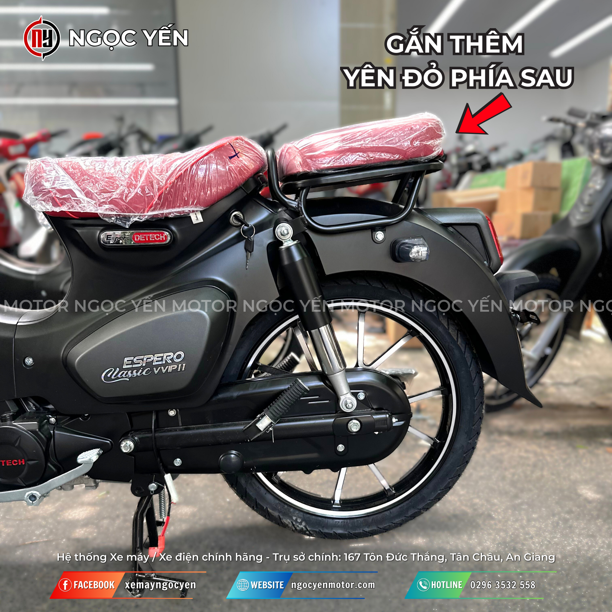 Xe máy 50cc Espero Classic VVIP II (Super Cub 83 Detech) - Ảnh 13