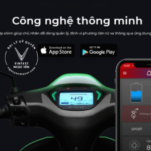 Esim VinFast định vị xe trên ứng dụng E-Scooter