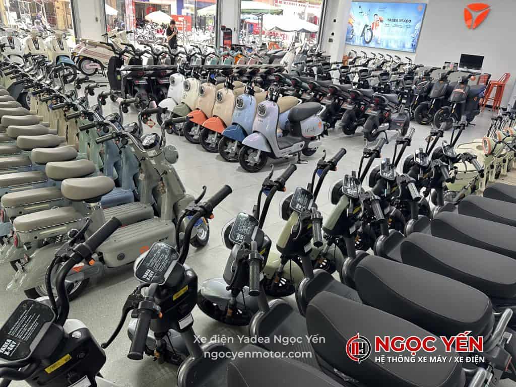 Xe điện Yadea Ngọc Yến, đa dạng mẫu xe điện phù hợp nhu cầu khách hàng.