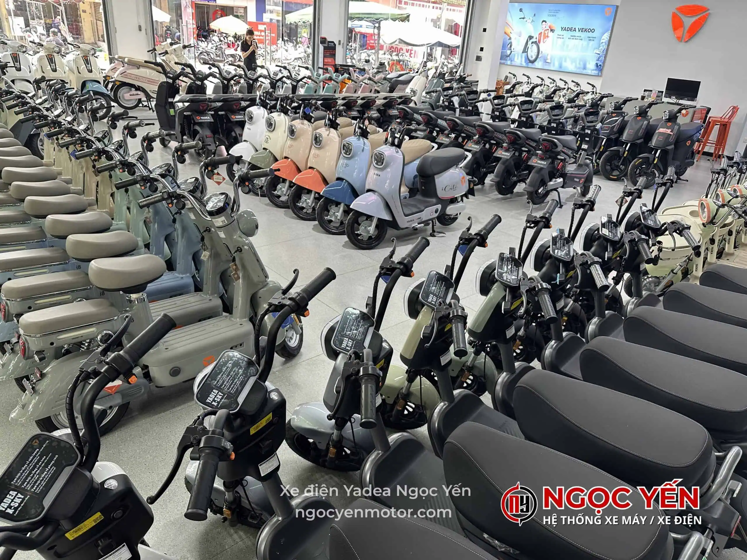 Xe điện Yadea Ngọc Yến, đa dạng mẫu xe điện phù hợp nhu cầu khách hàng.
