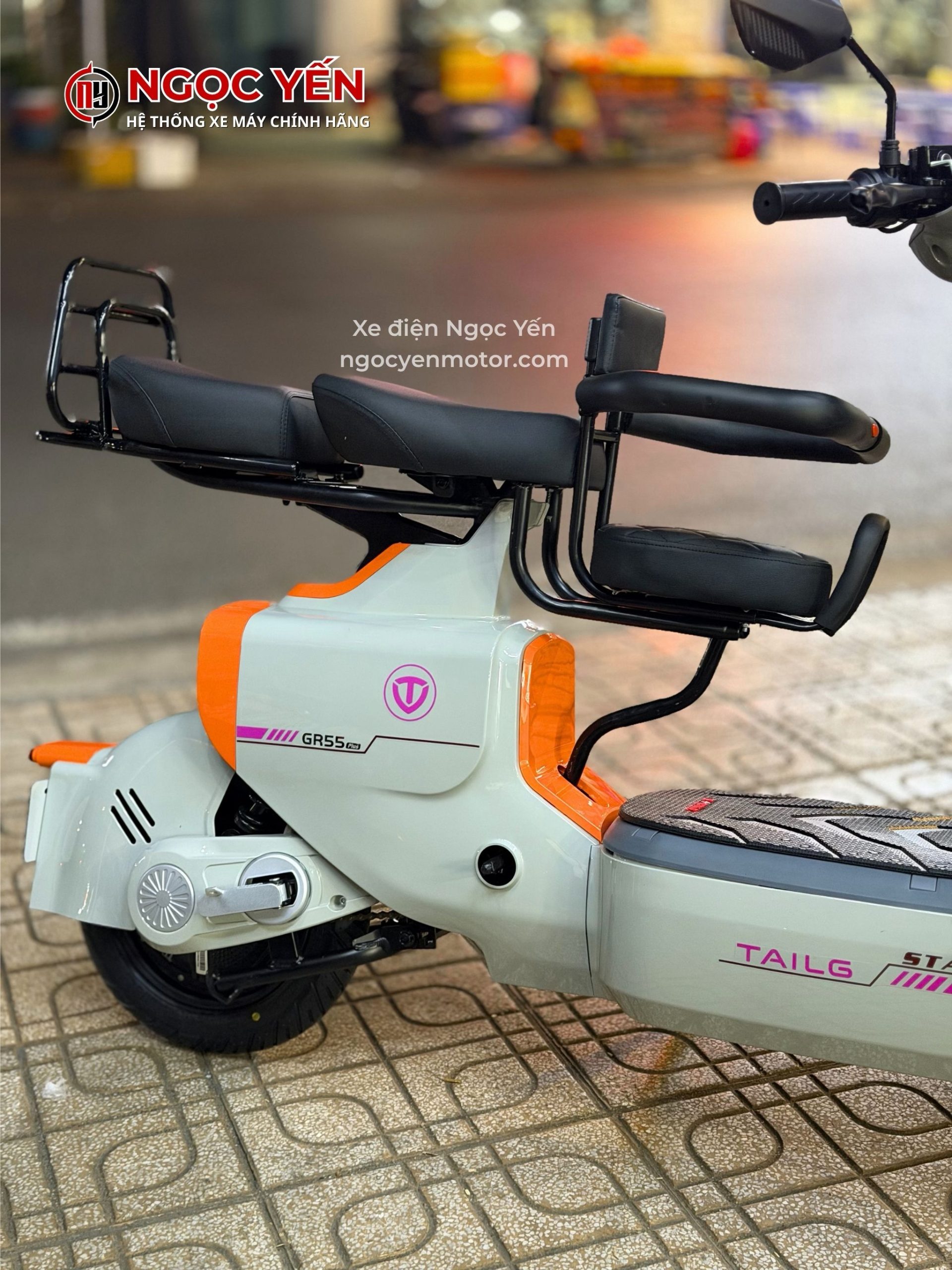 Xe đạp điện TAILG GR55 PLUS với thiết kế hiện đại, an toàn, phù hợp cho mọi lứa tuổi.