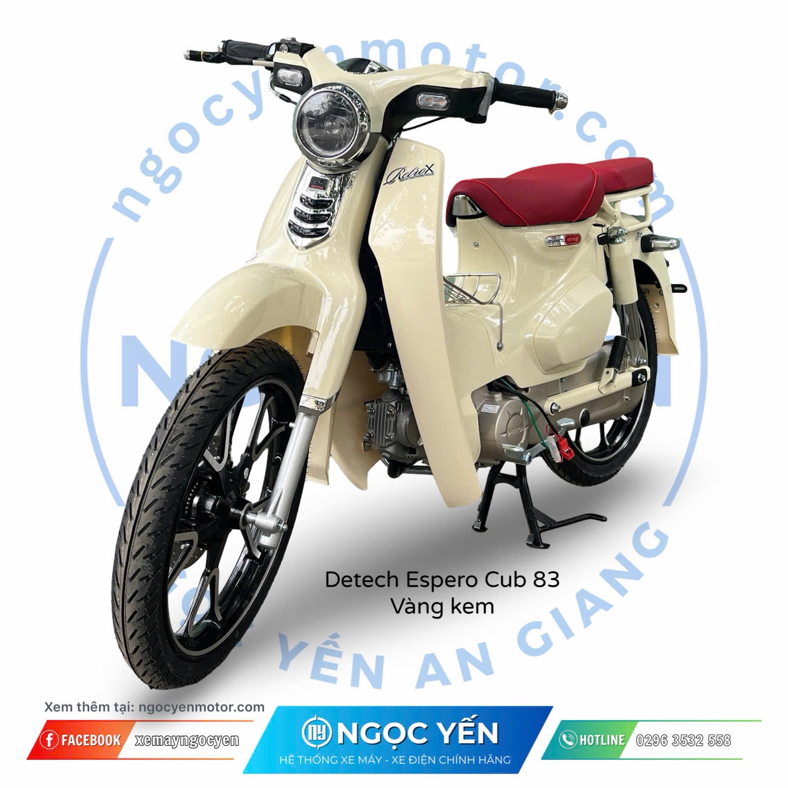 Xe máy 50cc Detech Espero RetroX (Super Cub 83) - Ảnh 5