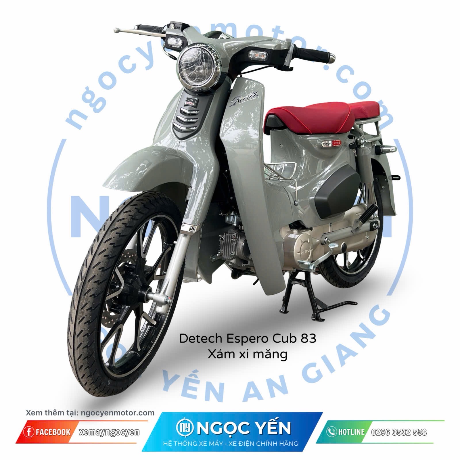 Xe máy 50cc Detech Espero RetroX (Super Cub 83) - Ảnh 3