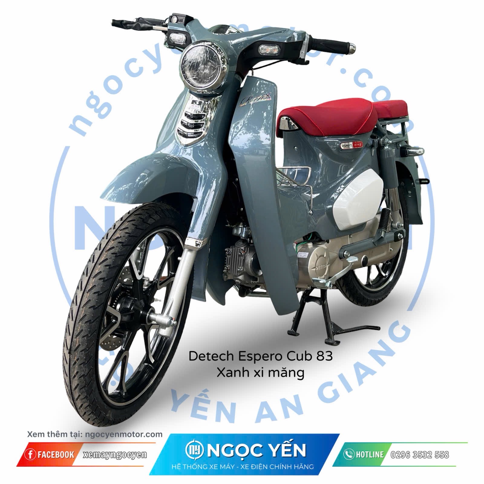 Xe máy 50cc Detech Espero RetroX (Super Cub 83) - Ảnh 4