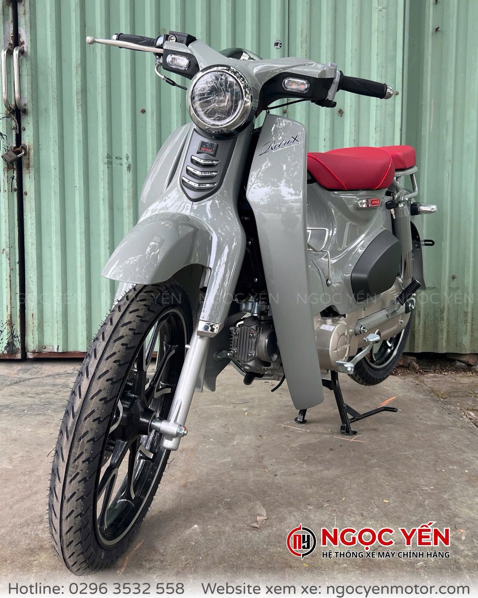 Xe máy 50cc Detech Espero RetroX (Super Cub 83) - Ảnh 8