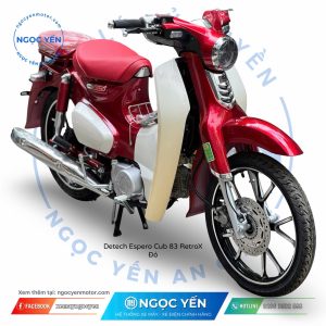 Xe máy 50cc Detech Espero RetroX (Super Cub 83)