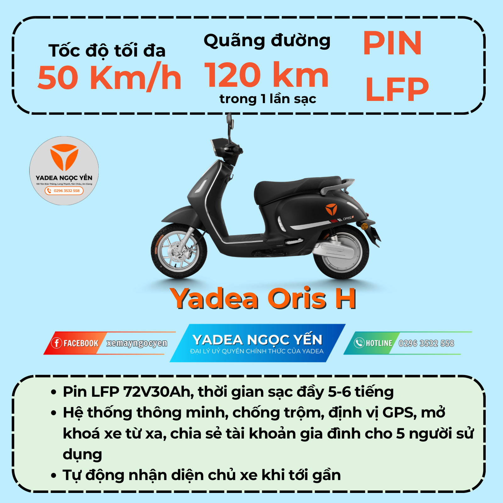 Xe điện Yadea Oris H - Ảnh 5