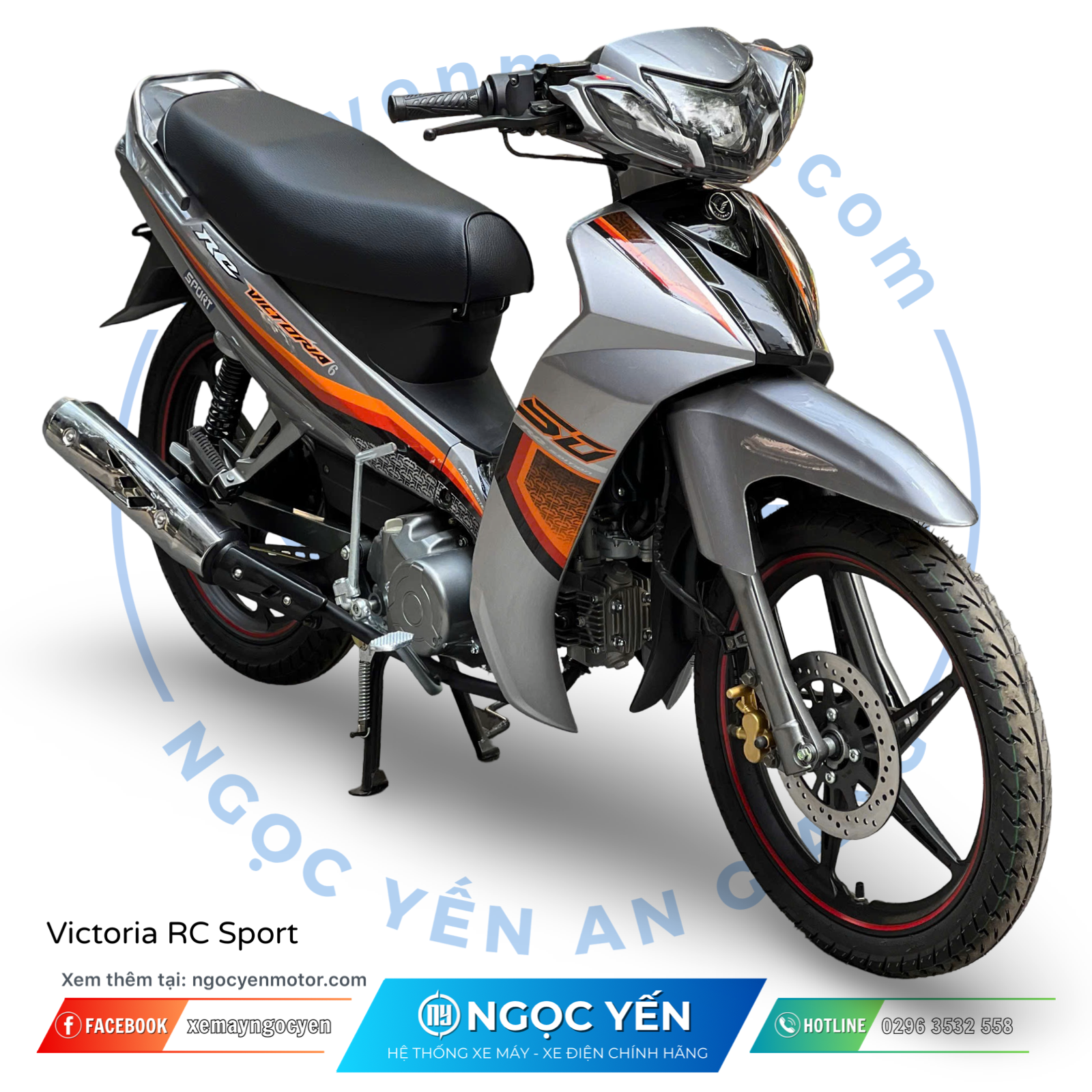 Xe máy 50cc Victoria Sirius RC Sport