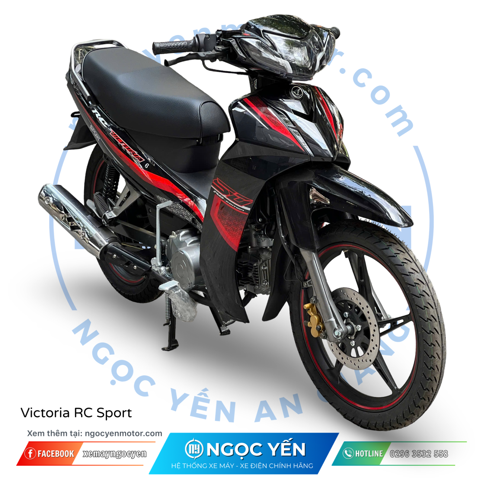 Xe máy 50cc Victoria Sirius RC Sport - Ảnh 3