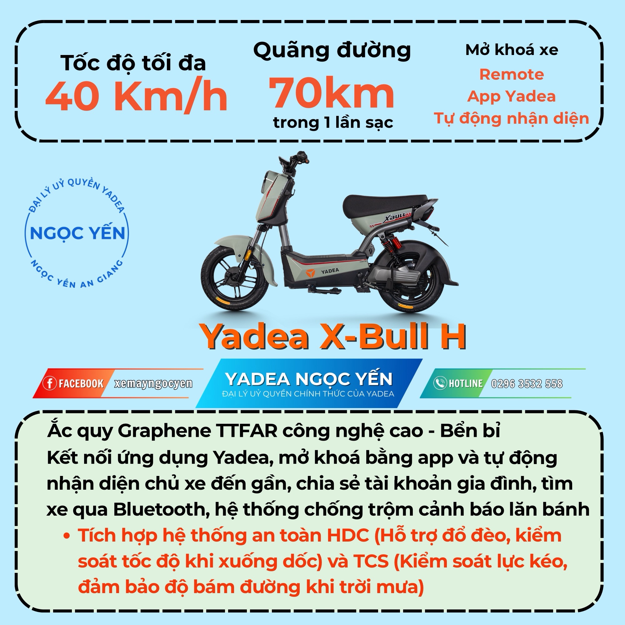 Xe đạp điện Yadea X-Bull H - Ảnh 9