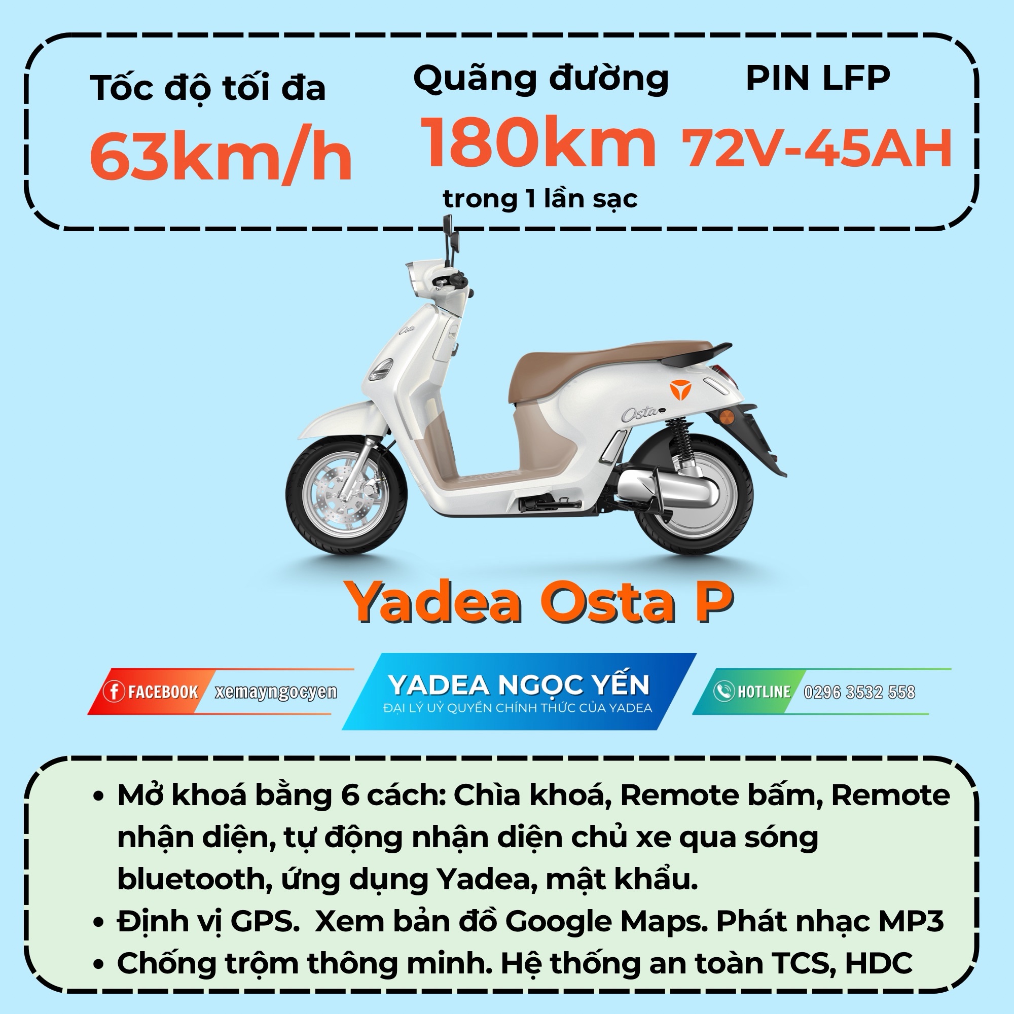 Xe điện Yadea Osta P - Ảnh 5