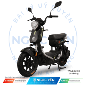 Xe điện TAILG GX30 màu đen, thiết kế hiện đại, phù hợp di chuyển trong thành phố.